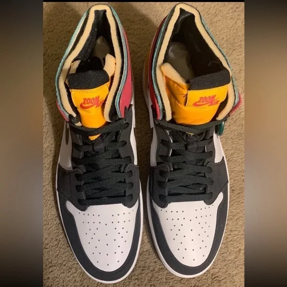 Air Jordan Retro High Zoom Anthracite CMFT Technology Multicolor